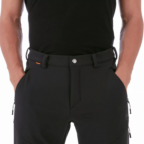 Брюки мужские Mammut Winter Hiking SO Black Short - Фото 6 большая