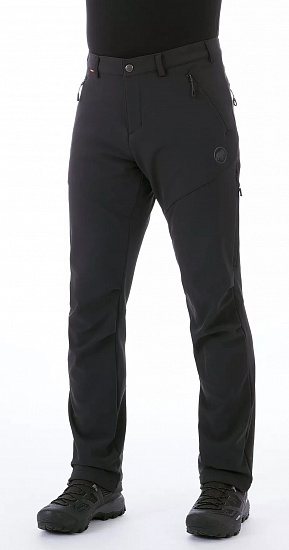 Брюки мужские Mammut Winter Hiking SO Black Long - Фото 2 большая