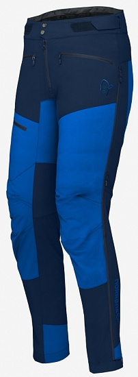 Брюки мужские Norrona Fjora Flex1 Indigo Night/Olympian Blue - Фото 3 большая
