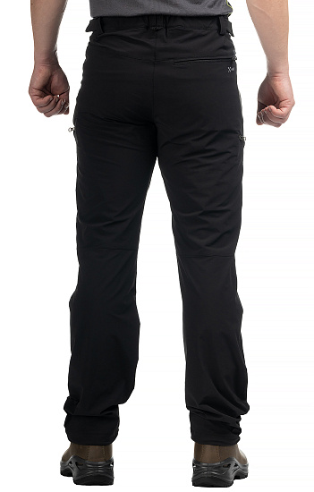 Брюки мужские SMGear Гранит Softshell Black - Фото 4 большая