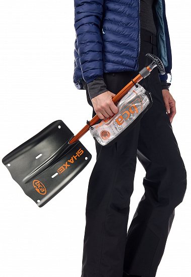 Лопата с ледорубом BCA Shaxe Tech Orange - Фото 5 большая