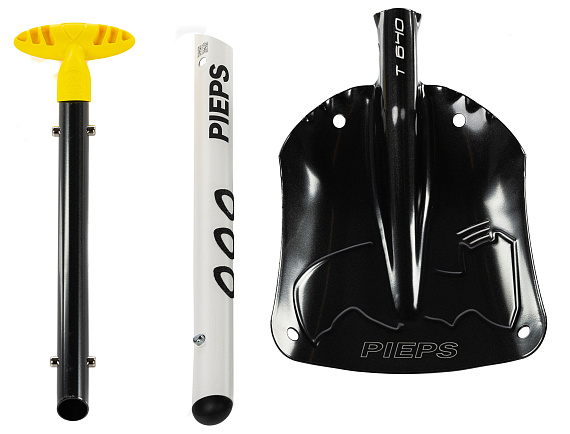 Лопата лавинная Pieps T640 Telescopic Black/White - Фото 3 большая