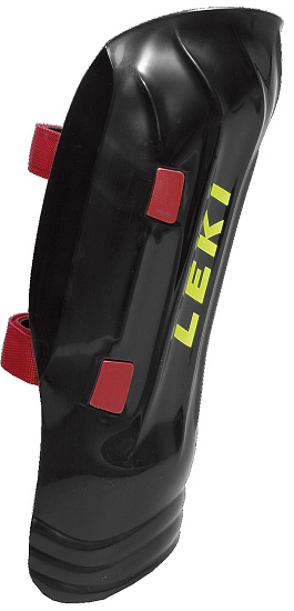 Защита горнолыжная Leki Shin guard Black - Фото 1 большая