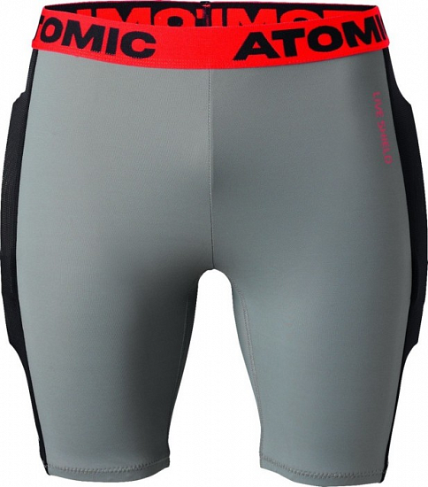 Защитные шорты Atomic Live Shield Grey/Bl - Фото 2 большая