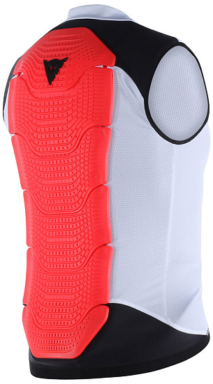Защитный жилет мужской Dainese Gilet Manis 13 White/Red - Фото 1 большая