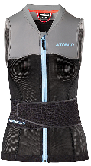 Защитный жилет женский Atomic Live Shield Black - Фото 2 большая