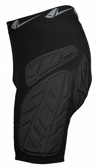 Защитные шорты UFO Plast Atom Soft Padded Black - Фото 4 большая