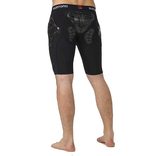 Шорты защитные мужские Burton Total Imp True Black - Фото 3 большая