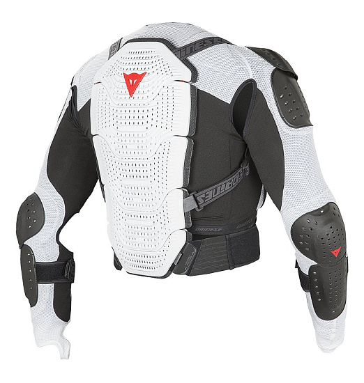 Защитная куртка мужская Dainese Manis Pro White/Black - Фото 2 большая