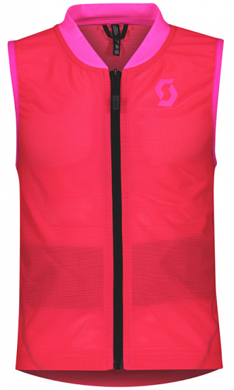 Защитный жилет детский Scott Airflex Protector High Viz Pink  - Фото 1 большая