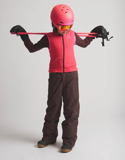 Защитный жилет детский Scott Airflex Protector High Viz Pink  - Фото 3 большая