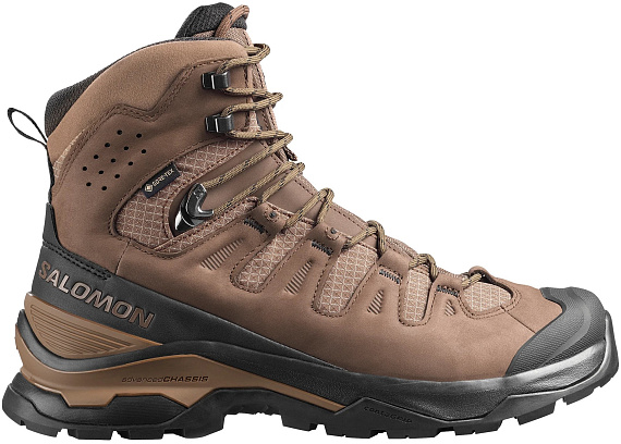 Ботинки мужские Salomon Quest 5 Gtx Dark Earth/Black/Dark Earth - Фото 1 большая