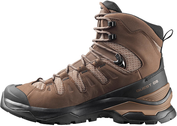 Ботинки мужские Salomon Quest 5 Gtx Dark Earth/Black/Dark Earth - Фото 4 большая