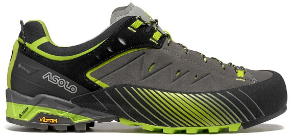 Ботинки мужские Asolo Freney Guida GV MM Graphite/Green Lime - Фото 1 большая