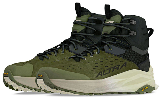 Ботинки мужские Altra Olympus 6 Hike Mid Gtx Dusty Olive - Фото 4 большая