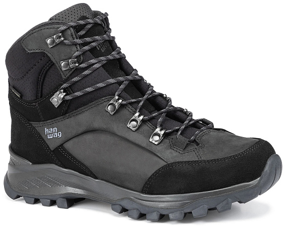 Ботинки мужские Hanwag Banks Gtx Black/Asphalt - Фото 1 большая