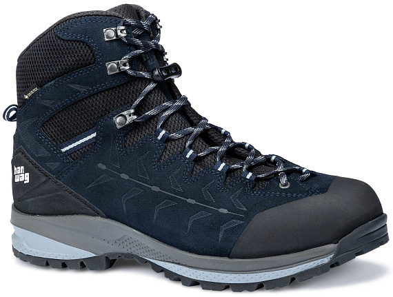 Ботинки мужские Hanwag Makra Trek SF Extra Gtx Navy/Asphalt - Фото 1 большая
