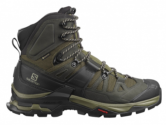 Ботинки мужские Salomon Quest 4 Gtx Olive Night/Peat/Safari - Фото 1 большая