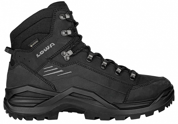 Ботинки мужские Lowa Renegade Evo Gtx Mid Tiefschwarz - Фото 1 большая