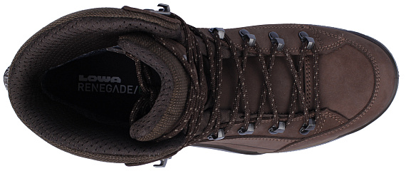 Ботинки мужские Lowa Renegade Evo Gtx Wide Mid Espresso/Seegras - Фото 5 большая