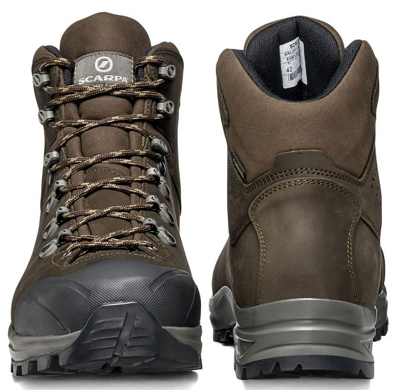 Ботинки мужские Scarpa Kailash Plus GTX Dark Coffee - Фото 4 большая