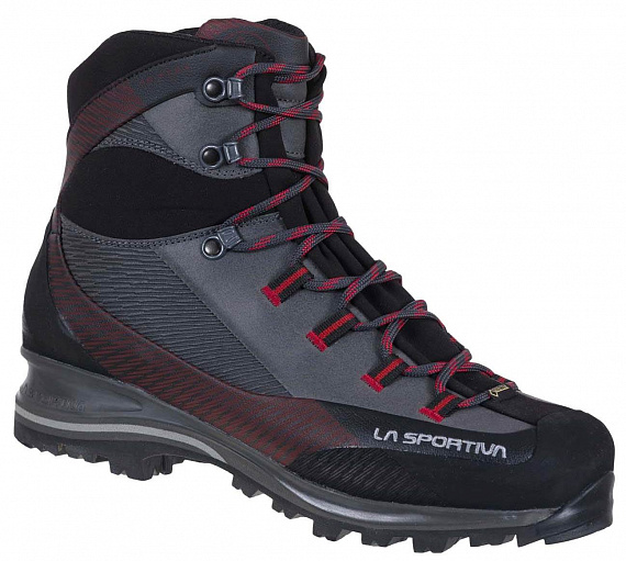 Ботинки мужские La Sportiva Trango Trk Leather GTX Carbon/Chili - Фото 1 большая