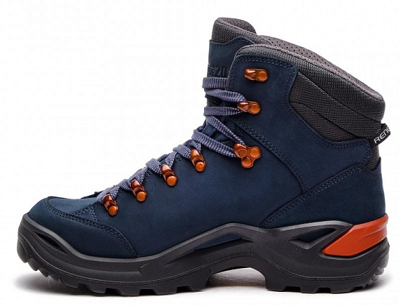 Ботинки мужские Lowa Renegade Gtx Mid 20 Navy/Rame - Фото 3 большая