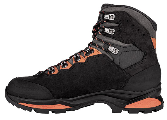 Ботинки мужские Lowa Camino Evo Gtx Black/Orange - Фото 3 большая