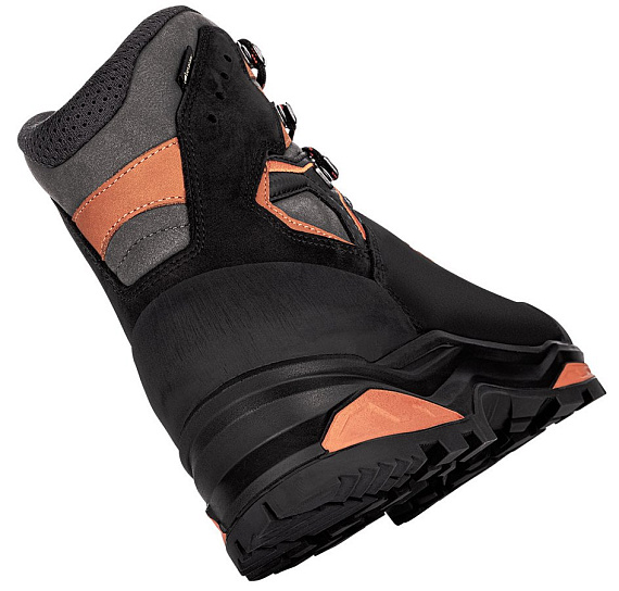 Ботинки мужские Lowa Camino Evo Gtx Black/Orange - Фото 4 большая
