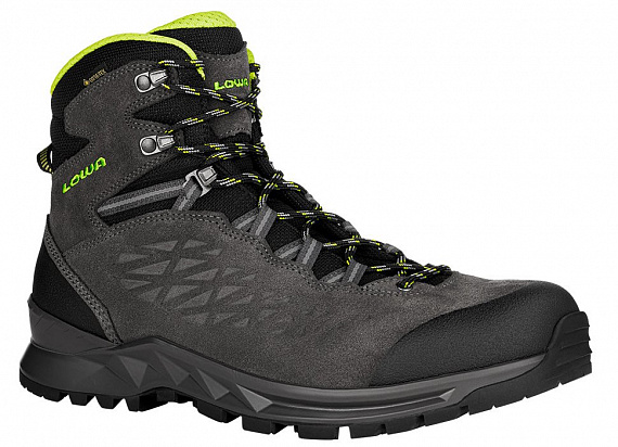 Ботинки мужские Lowa Explorer II Gtx Mid Antracite/Lime - Фото 1 большая