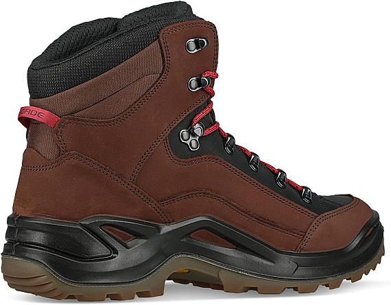 Ботинки мужские Lowa Renegade Gtx Mid Mahagony/Red - Фото 3 большая