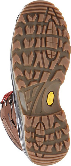 Ботинки мужские Lowa Renegade Gtx Mid Mahagony/Red - Фото 7 большая