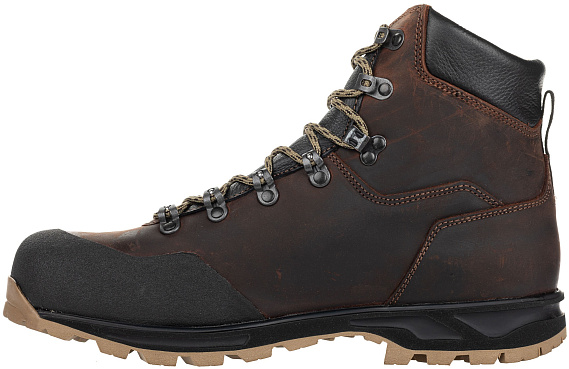 Ботинки мужские Lundhags Stuore Mid Chestnut - Фото 5 большая