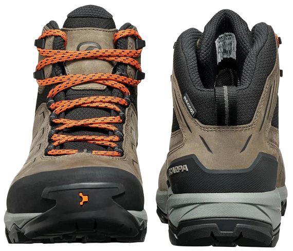 Ботинки мужские Scarpa Moraine Mid Pro Gtx Fossil Brown - Фото 4 большая