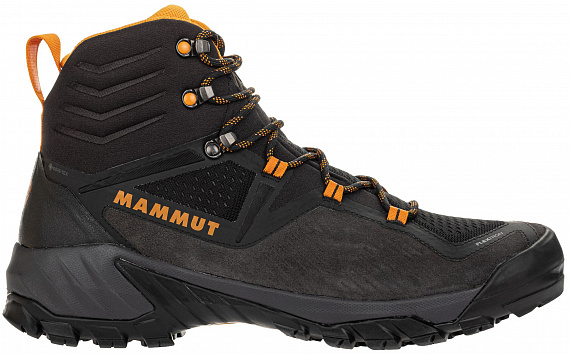 Ботинки мужские Mammut Sapuen High GTX Black-Dark Radiant - Фото 1 большая