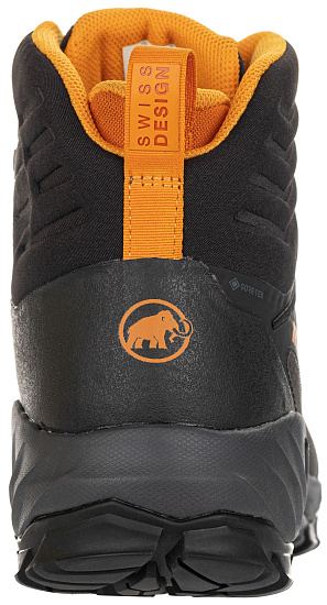 Ботинки мужские Mammut Sapuen High GTX Black-Dark Radiant - Фото 3 большая