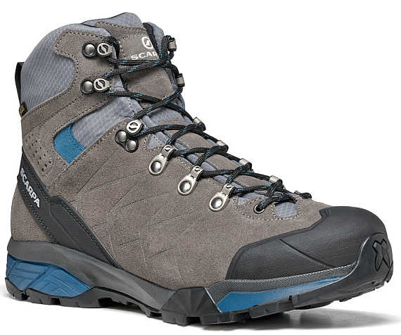Ботинки мужские Scarpa Zg Trek Gtx Titanium-Lake Blue - Фото 7 большая