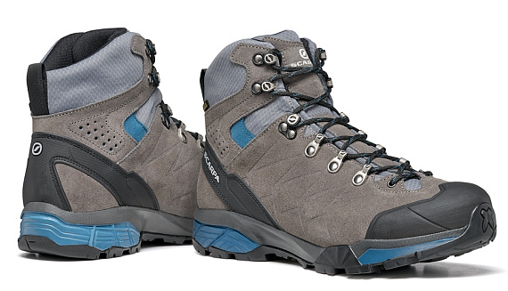 Ботинки мужские Scarpa Zg Trek Gtx Titanium-Lake Blue - Фото 2 большая