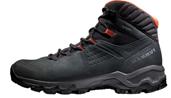 Ботинки мужские Mammut Mercury IV Mid Gtx Black/Hot Red - Фото 2 большая