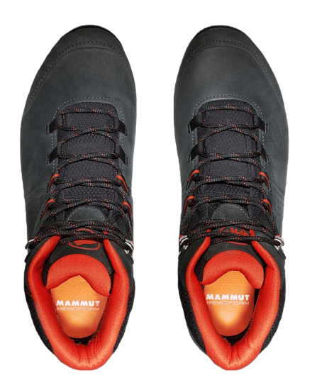 Ботинки мужские Mammut Mercury IV Mid Gtx Black/Hot Red - Фото 3 большая