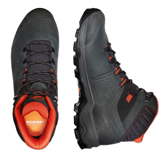 Ботинки мужские Mammut Mercury IV Mid Gtx Black/Hot Red - Фото 4 большая