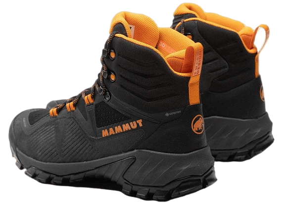 Ботинки мужские Mammut Sapuen High Gtx Black/Dark Radiant - Фото 3 большая
