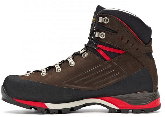 Ботинки мужские Asolo Backpacking Superior GV Dark Brown/Red - Фото 3 большая