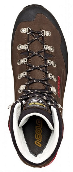 Ботинки мужские Asolo Backpacking Superior GV Dark Brown/Red - Фото 7 большая