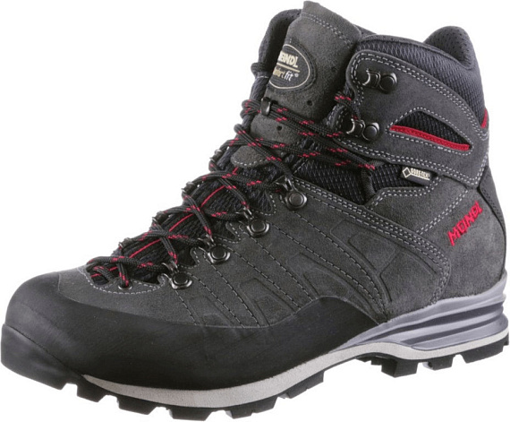 Ботинки мужские Meindl Antelao GTX Anthrazit/Rot - Фото 3 большая