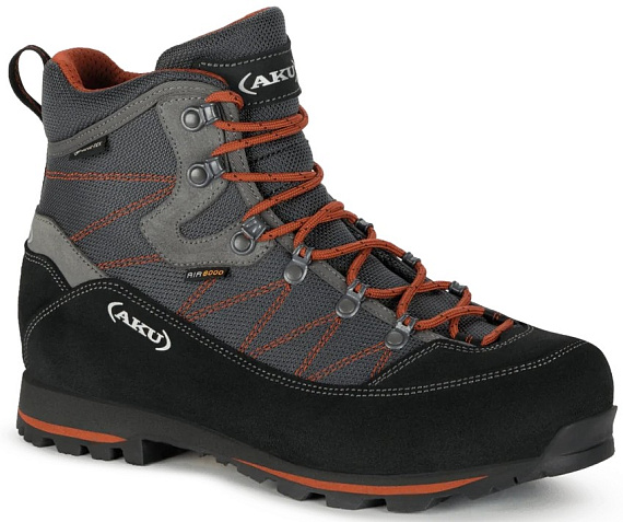 Ботинки мужские AKU Trekker Lite III Wide Gtx Anthracite/Rust - Фото 5 большая