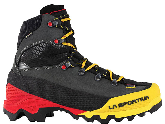 Ботинки La Sportiva Aequilibrium LT GTX Black/Yellow - Фото 2 большая