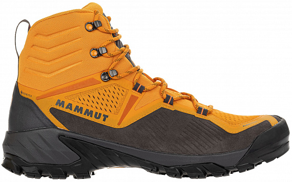 Ботинки мужские Mammut Sapuen High GTX Dark Radiant-Black - Фото 1 большая