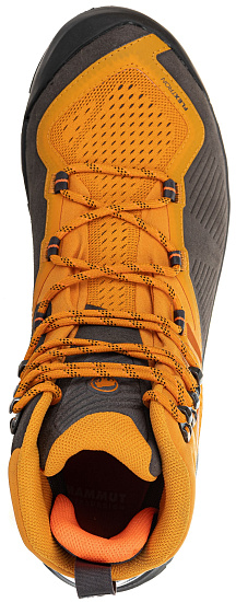 Ботинки мужские Mammut Sapuen High GTX Dark Radiant-Black - Фото 2 большая