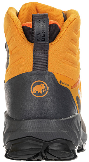 Ботинки мужские Mammut Sapuen High GTX Dark Radiant-Black - Фото 3 большая
